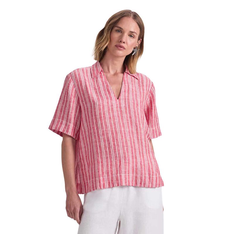 Sportscraft Ashley Linen  Popover shirt image number 0